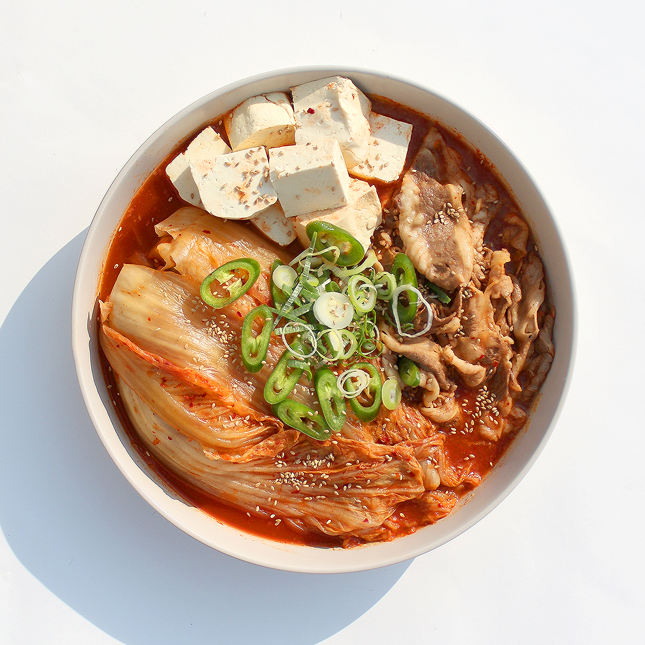 우삼겹 김치찌개